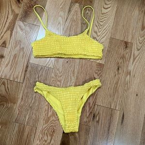 Zaful Yellow Bikini